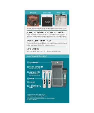 Just For Men Color Gel Mustache & Beard M-35 Medium Brown 1 ea (Pack of 2) - 2 Pack - Buy Online on SooperMarket.com