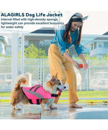 Alagirls Small Dog Rescue Vest - Adjustable Ripstop Safety Preserver with High Buoyancy for Dogs - Buy Online on SooperMarket.com
