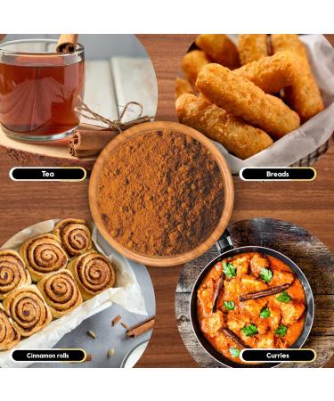 Organic Zing Cinnamon Powder | Pure and Natural | No Additives or Preservatives | Dal Cheeni Powder | Natural and 100% Pure | Packed and Produced in India - 115 gm (4 oz) Pack of 1 115 Gram ( 4.05 Ounce Pack of 1 ) - Buy Online on SooperMarket.com