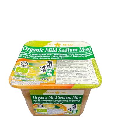 Hikari Miso Organic Low Sodium Miso Paste 500g - Authentic Japanese Flavor for Healthy Cooking - Buy Online on SooperMarket.com