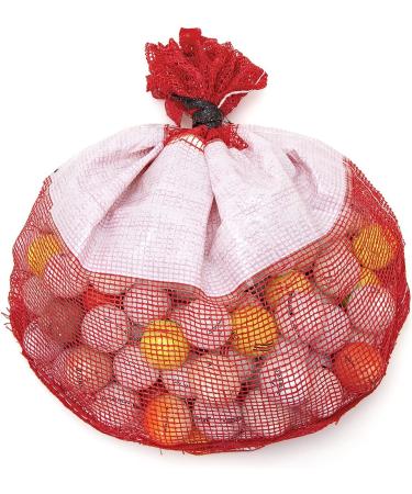 100 Recycled Golf Balls for Men - Hit-Away Bulk Mix in Mesh Shag Bag - Perfect for Practice & Range Hitting - Buy Online on SooperMarket.com