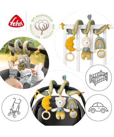 Fehn Activity Spirale B r - Ideal Stroller & Car Seat Toy for Babies 0+ Months | Enhance Motor Skills | Soft Baby Toys for Bed & Playpen - Buy Online on SooperMarket.com