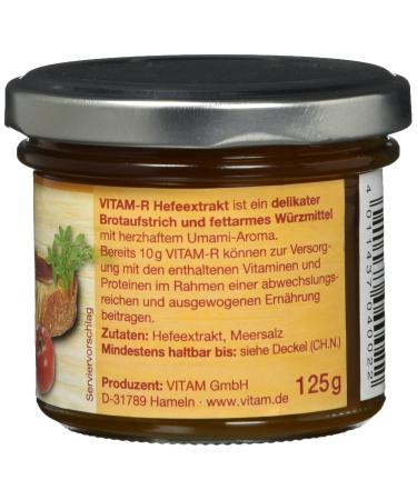 Buy VITAM-R Yeast Extract 125g | Premium Quality Nutritional Supplement for Health 1 Pack | International Shipping Available - Buy Online on SooperMarket.com