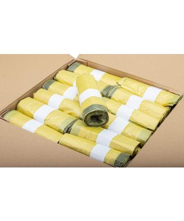 Extra strong yellow bags - recycling bag with drawstring 90 liters 22 material thickness - yellow bag (40 rolls) 40 pieces (1 pack)
