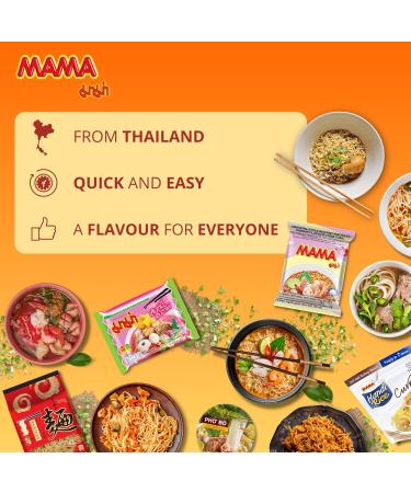 MAMA Instant Rice Noodles Pad Thai - Multipack (30 x 70g) - Authentic Thai Flavor Quick Meal Solution International Shipping Available - Buy Online on SooperMarket.com