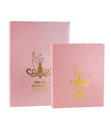 Nail Display Chart | 216 Colors Gel Polish Color Card with 240 Tips | Nail Art Salon Set - Pink - Buy Online on SooperMarket.com