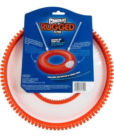 Chuckit! Rugged Flyer Dog Toy - Durable Frisbee for Throw, Fetch, and Tug of War - Buy Online on SooperMarket.com