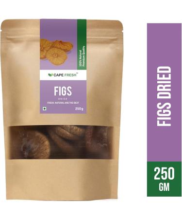 Cape Fresh Dried Figs 250g | Anjeer | Whole | Natural | Pure | Raw | Premium Quality - Buy Online on SooperMarket.com