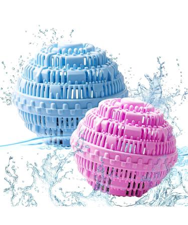 WELLXUNK Super Laundry Washing Ball All Natural Detergent Alternative Washing Balls for Washing Machine Eco Friendly Reusable 1000 Washes for Easy to Use Clean & Soften Clothes Wash Ball