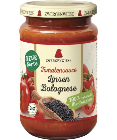 Zwergenwiese Organic Tomato Sauce Lentil Bolognese (2 x 340 ml)