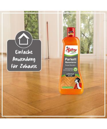 Poliboy Parquet Renovator Seidenmatt 500ml - Floor Cleaner for Wooden & Cork Floors | Made in Germany - Ideal for Stressed Floors - Buy Online on SooperMarket.com