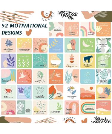 WorldBazaar Women's Positive Affirmation Cards - 52 Thought-Provoking Questions & Daily Inspirational Mindfulness for Meditation - Buy Online on SooperMarket.com