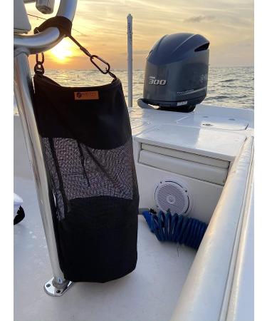 Port City Creations Boat Trash Bag - Portable Outdoor Mesh Bag for Boat, Kayak & Camper (Black) - Buy Online on SooperMarket.com