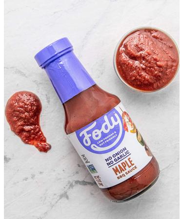 Fody Foods Maple BBQ Sauce | Low FODMAP Certified | Gut Friendly | IBS Friendly Kitchen Staple | Gluten & Lactose Free | Non-GMO - Buy Online on SooperMarket.com
