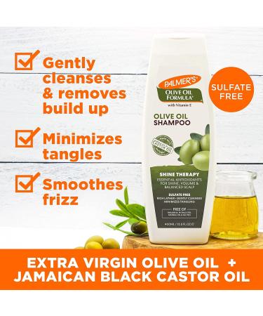 Palmers Olive Oil Smoothing Shampoo for Frizz-Prone Hair 13.5oz (Pack of 2) - Buy Online on SooperMarket.com
