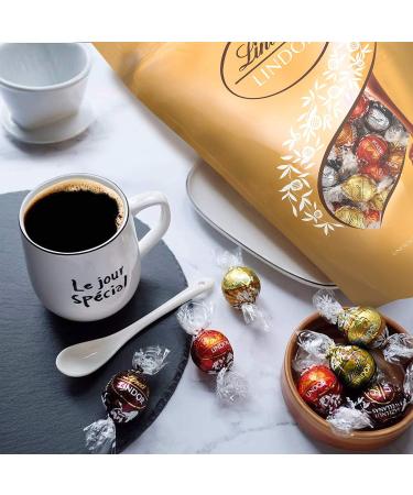 Lindt Chocolate Lindor Balls Mix 2kg Bag - 160 Assorted Milk White Dark & Hazelnut Pralines | Perfect Chocolate Gift | International Shipping Available - Buy Online on SooperMarket.com