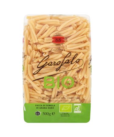 Garofalo Organic Casarecce Pasta 500 Gram 500 g (Pack of 1)