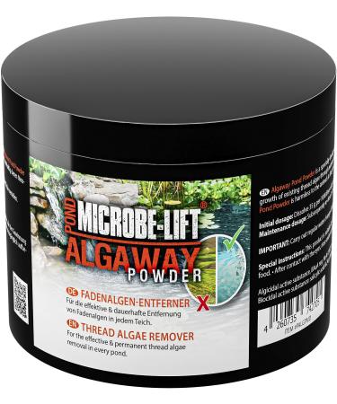 Microbe -Lift Pond Algaway Powder - 500g - Effective thread algae remover for ponds quickly eliminates algae and prevents new formation.multicolored 500g