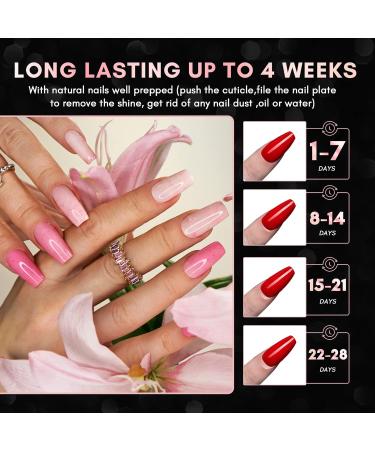 Makartt Soft Gel Nail Tips Press On Nails Set - 500 Clear Coffin Nail Tips, Glues, File, Case - Half Cover False Nails Kit - Buy Online on SooperMarket.com