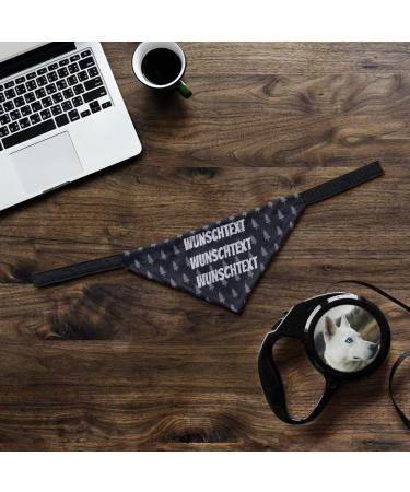 Dog Scarf with Custom Name | Printplanet Personalized Three-Line Text Scarf for Dogs - Size M - Buy Online on SooperMarket.com