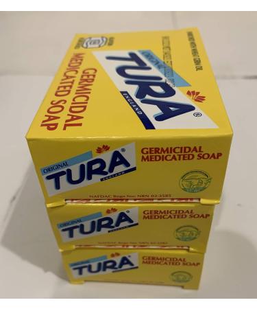 Tura Germicidal Medicated Soap 65g - Pack of 3 Bars - Buy Online on SooperMarket.com