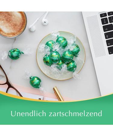 Lindt Lindor Mint Chocolate Balls 1kg Bag - 80 Count - Perfect Chocolate Gift - Buy Online on SooperMarket.com