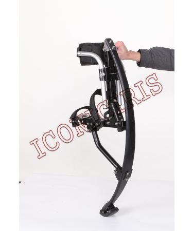 Skyrunner 2018 Jumping Stilts Kangaroo Shoes Black for Men and Women | Fitness Exercise Pogo Stilts | 75-80KG/165-176LBS Weight Capacity - Buy Online on SooperMarket.com