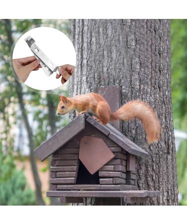 2 Sets of Bird House Brackets Steel Rust Proof Bird House Mounting Post Bracket with Screw and Drywall Anchor Bird House Hanger Fixing Bracket Mounting Plate for Securing Bird Houses Nesting Boxes - Buy Online on SooperMarket.com