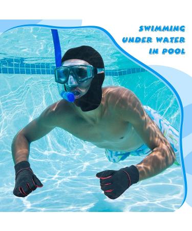 3mm Neoprene Wetsuit Hood and Gloves Set for Diving and Water Sports - Black - Buy Online on SooperMarket.com