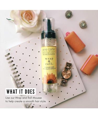 JANE CARTER SOLUTION Wrap & Roll Styling Mousse 8oz - Smoothing No Buildup International Shipping Available - Buy Online on SooperMarket.com