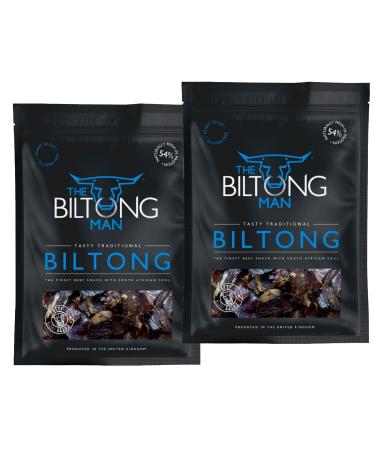 The Biltong Man | Tasty Traditional Fatty Beef Biltong | (500 Grams) 500 Grams
