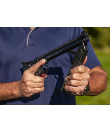 Crosman American Classic P1322 .22-Caliber Pellet Air Pistol - Black | Multi-Pump Pneumatic - Buy Online on SooperMarket.com