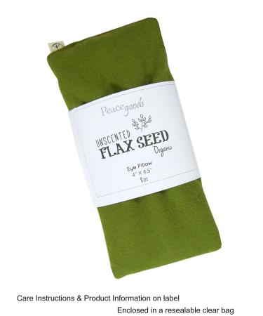 Peacegoods Eye Pillow Gift Set | 4 x 8.5 | Unscented Flax | Washable Cover | Soft Cotton Flannel | Soothing & Relaxing | Beige Tan Color - Buy Online on SooperMarket.com