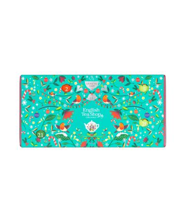 English Tea Shop Organic Advent Calendar Chest - 25 Pyramid Tea Bags
