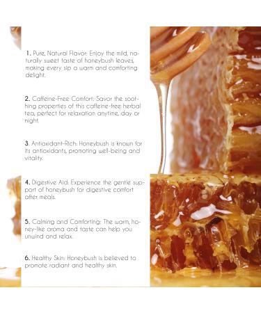 Thames Tea - Premium Flavoured Loose Leaf Fruit & Herbal Tea - Tubebox (Honeybush Tea) - Buy Online on SooperMarket.com