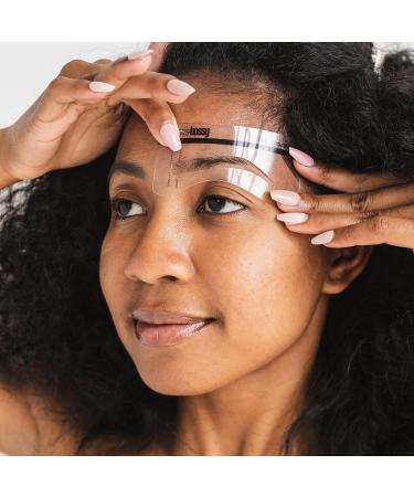 Brows by Bossy True-To-You 9 Pack Eyebrow Stencils Kit - Reusable Brow Shaping & Filling - Buy Online on SooperMarket.com