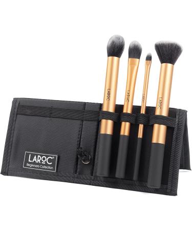 Kabuki Makeup Brushes Set 4pc LaRoc - Complete Beginner Collection | Contour Brush Foundation Brush Detailing Brush Buffing Brush Liquid & Powder Face Make-Up Brush Set - Buy Online on SooperMarket.com