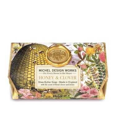 Michel Design Works Large Bath Soap Bar  Honey & Clover