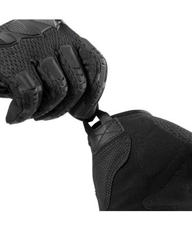 YOSUNPING Full Finger Tactical Gloves - Touchscreen, Motorcycle, Hiking, Cycling, Climbing - Black - Large - Buy Online on SooperMarket.com
