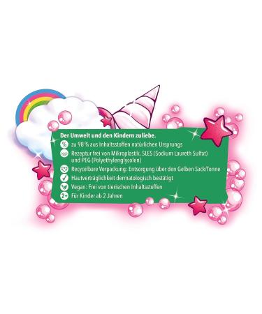 Tetesept Kinder Bathing Pass My Unicorn Foam Bath - Nourishing Strawberry Fragrance for Kids | 15 Pack - International Shipping Available - Buy Online on SooperMarket.com