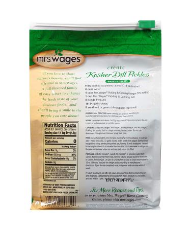 Mrs. Wages Pickling and Canning Salt 3 lbs - Pack of 6 | Premium Quality - Buy Online on SooperMarket.com