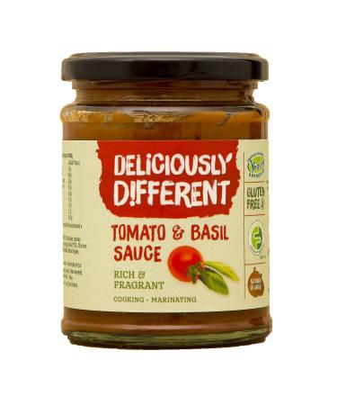 Deliciously Different Tomato and Basil Rich and Fragrant Stir in Cooking Sauce Vegan and Low FODMAP