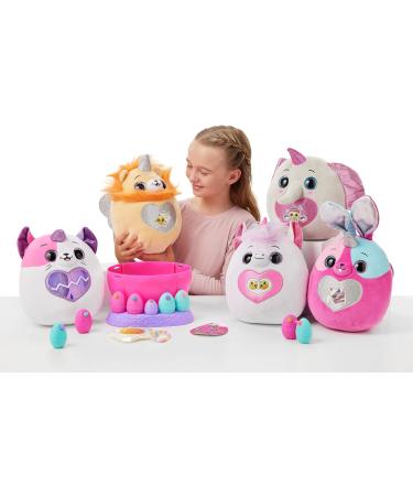 Rainbocorns Eggzania Surprise Mania - Mystic Elle Unicorn Plush with 20+ Surprises - 28 cm Collectible Stuffed Animal with Wearable Accessories - Buy Online on SooperMarket.com