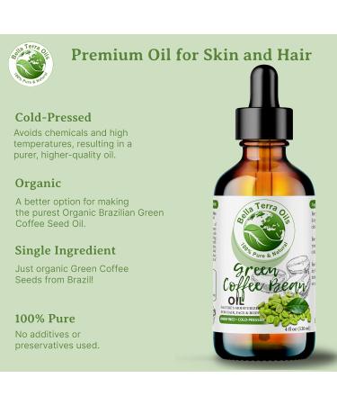Shop Bella Terra Green Coffee Bean Oil - 1 Gallon for Hair & Skin | Antioxidant-Rich Fast-Absorbing & Non-Greasy - Buy Online on SooperMarket.com
