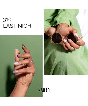 NAILOG Semi Cured Nail Strips - Long Lasting Gel Nail Stickers | Buy 3 Get 1 UV Lamp | Salon-Quality Extra-Long Wraps with Glossy Finish (20 Pieces) - Buy Online on SooperMarket.com