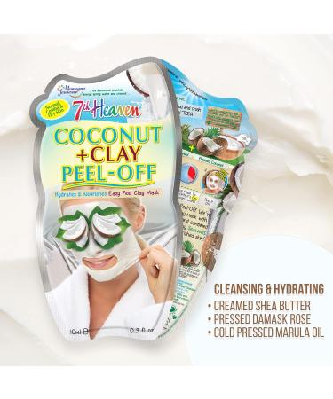 7th Heaven Moisturising Face Masks Set - Peel Off, Pink Rose, Strawberry Cream - Ideal for Pamper Parties - Buy Online on SooperMarket.com
