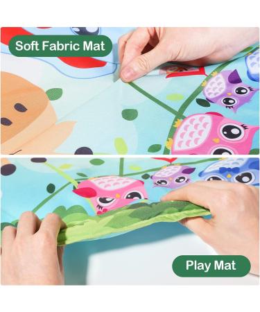 CUTE STONE Baby Gym Play Mat with Kick and Play Piano - Musical Activity Center for Infants and Toddlers - Buy Online on SooperMarket.com