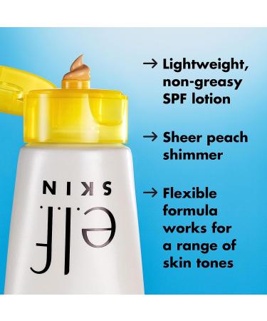 e.l.f. SKIN Suntouchable Glow SPF 30 Sunscreen & Makeup Primer with Hyaluronic Acid - Vegan & Cruelty-Free - Buy Online on SooperMarket.com