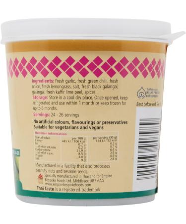 Thai Taste Green Curry Paste 400g | Authentic Green Curry 400g | Pack of 1 - Buy Online on SooperMarket.com