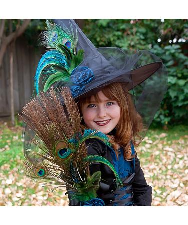 20 Pcs Real Natural Peacock Feathers Bulk Set - Multicolored DIY Craft & Wedding Decoration - Buy Online on SooperMarket.com